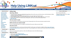 Desktop Screenshot of help.linkcat.info