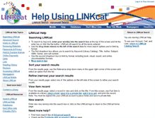 Tablet Screenshot of help.linkcat.info